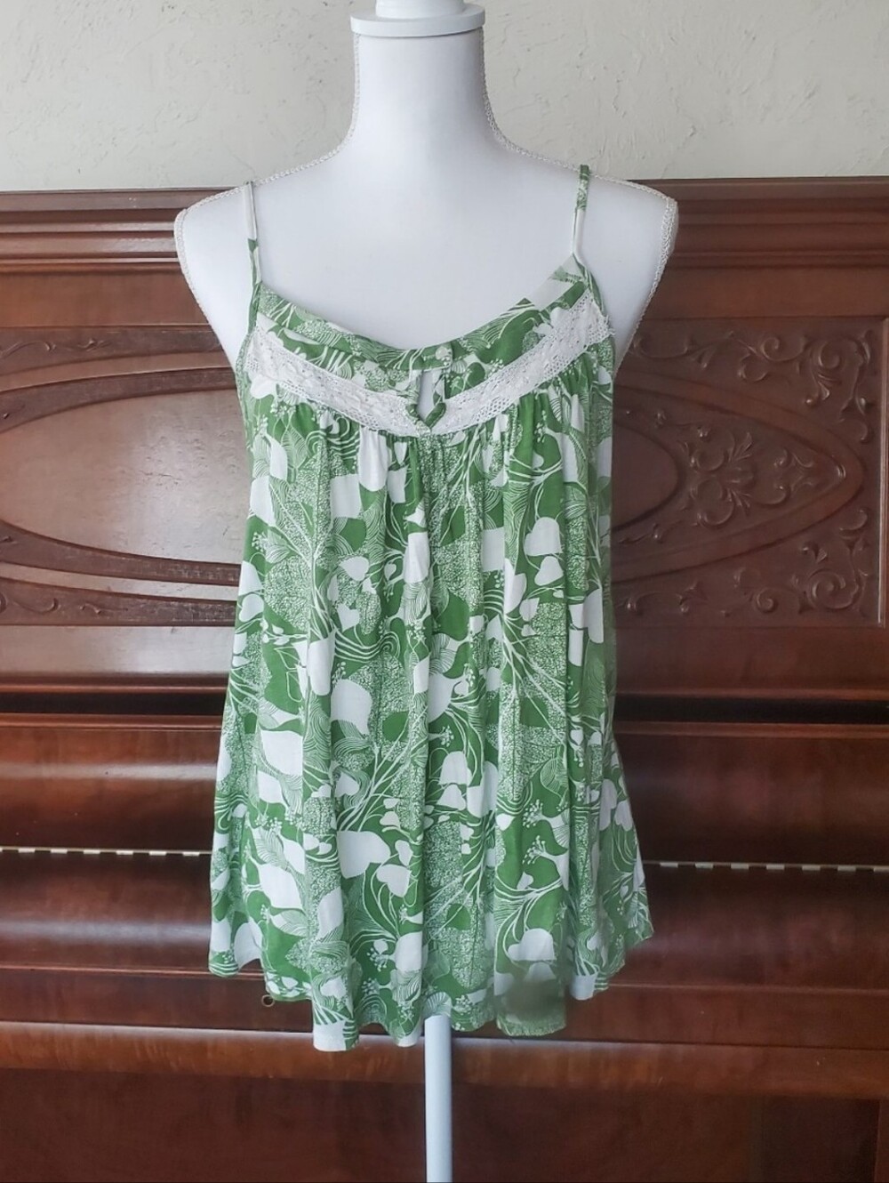 Ella Moss Green Top Green Shirt y2k Top y2k Shirt y2k Camisole Vintage y2k Top